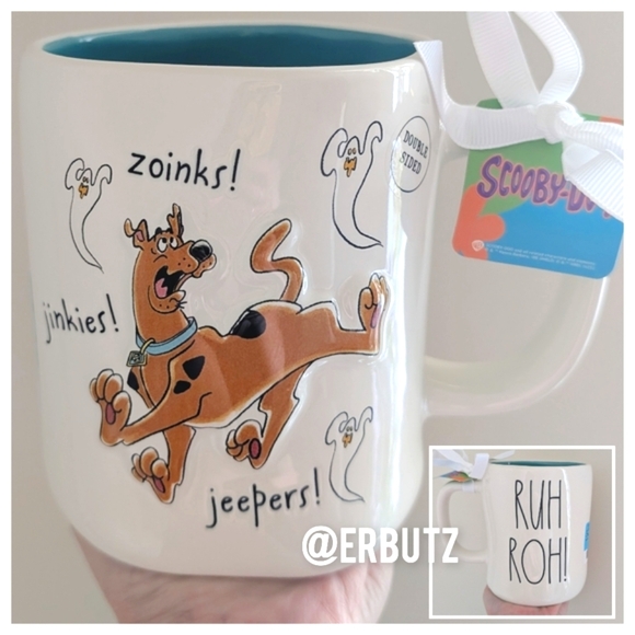 Rae Dunn Other - ❌SOLD❌Rae Dunn x Scooby Doo RUH ROH! Scooby-Doo and Ghost 👻 Halloween Mug